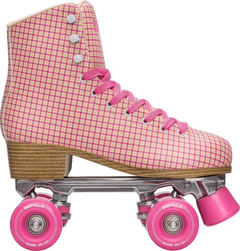 Impala Quad Skate in Pink Tartan