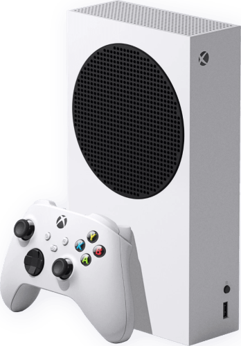 Xbox Series S with white controller